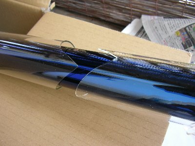 真空管パイプ太陽熱温水器の分解