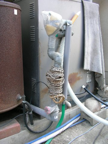 給湯器の配管の錆詰まり