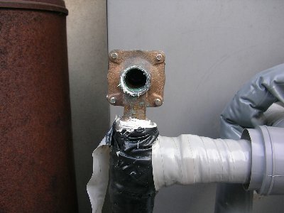 真空管太陽熱温水器の設置