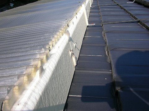 塩ビ 自作太陽熱温水器
