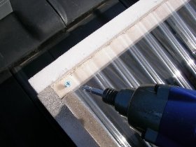 塩ビパイプを使った手作り太陽熱温水器